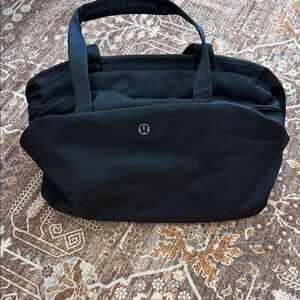 lululemon athletica Black Duffel Bag